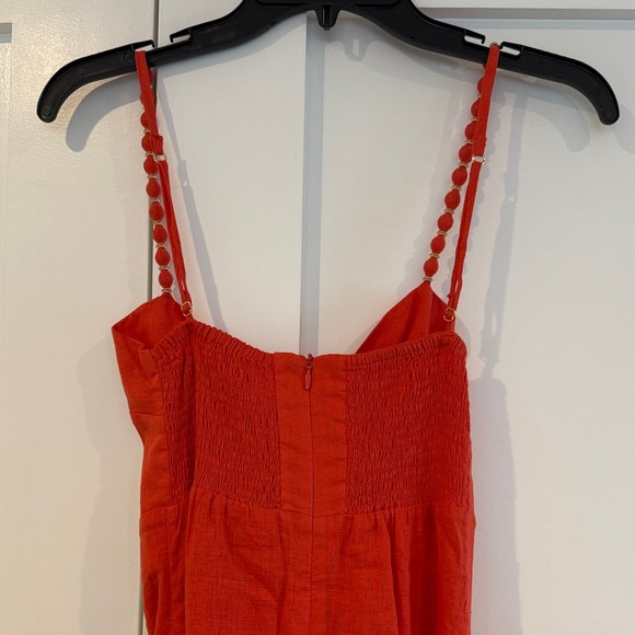 Brand new!! VIX Tricia Long Coverup Dress Coral XS - Picture 4 of 7